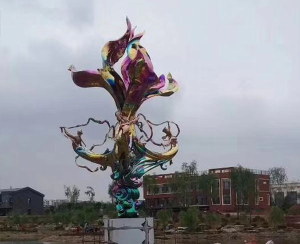 校园玻璃钢雕塑